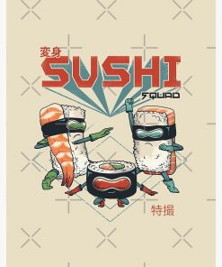 Sushi Squad Spiral Notebook RB2909 1 - Anime Stationery artwork Offical Anime Stationery Merch