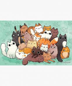 Pile o cat Postcard RB2909 1 - Anime Stationery artwork Offical Anime Stationery Merch
