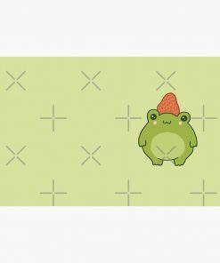 Cute Strawberry Frog Pastel Kawaii Cottagecore Aesthetic - Chubby Anime Froge - Edgy Lovely Couples Gift - Hardcover Journal RB2909 1 - Anime Stationery artwork Offical Anime Stationery Merch