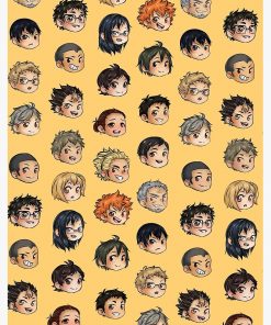Haikyuu !! Karasuno Chibis Spiral Notebook RB2909 1 - Anime Stationery artwork Offical Anime Stationery Merch