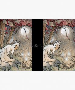 Fox & Wisps - TeaKitsune Fox Yokai Hardcover Journal RB2909 1 - Anime Stationery artwork Offical Anime Stationery Merch