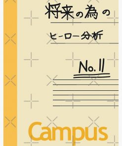 Hero Analysis for the Future No. 11 Spiral Notebook RB2909 1 - Anime Stationery artwork Offical Anime Stationery Merch