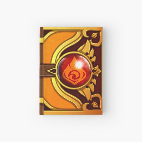 Genshin Impact Pyro Vision Catalyst | Journal Designs for Sale Hardcover Journal RB2909 product Offical Anime Stationery Merch