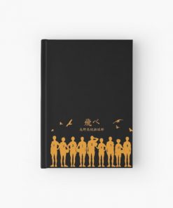 Haikyuu!! - Karasuno black/orange Hardcover Journal RB2909 product Offical Anime Stationery Merch