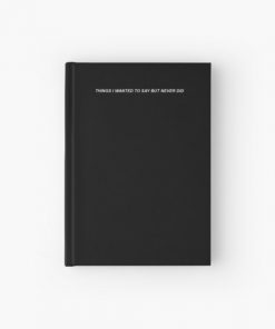 Things I wanted to say but never did Hardcover Journal RB2909 product Offical Anime Stationery Merch