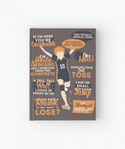 The Strongest Decoy Quotes Hardcover Journal RB2909 product Offical Anime Stationery Merch