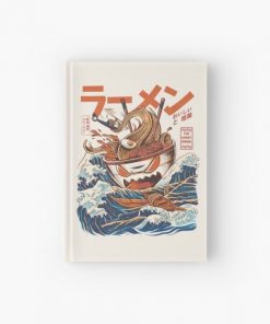 The Great Ramen off Kanagawa Hardcover Journal RB2909 product Offical Anime Stationery Merch