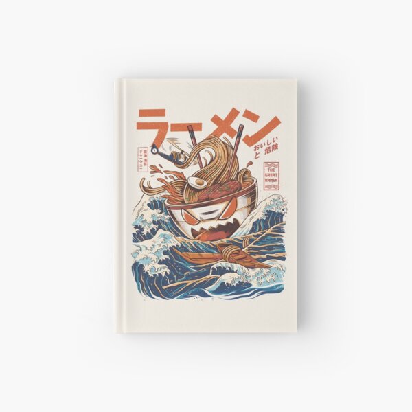 The Great Ramen off Kanagawa Hardcover Journal RB2909 product Offical Anime Stationery Merch