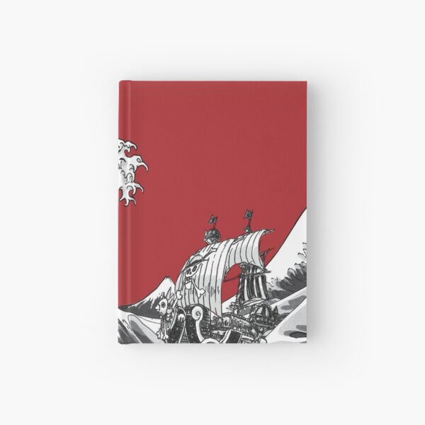 RED The Great Wave  Hardcover Journal RB2909 product Offical Anime Stationery Merch