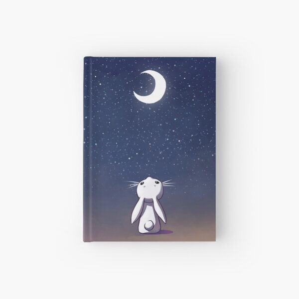 Moon Bunny Hardcover Journal RB2909 product Offical Anime Stationery Merch