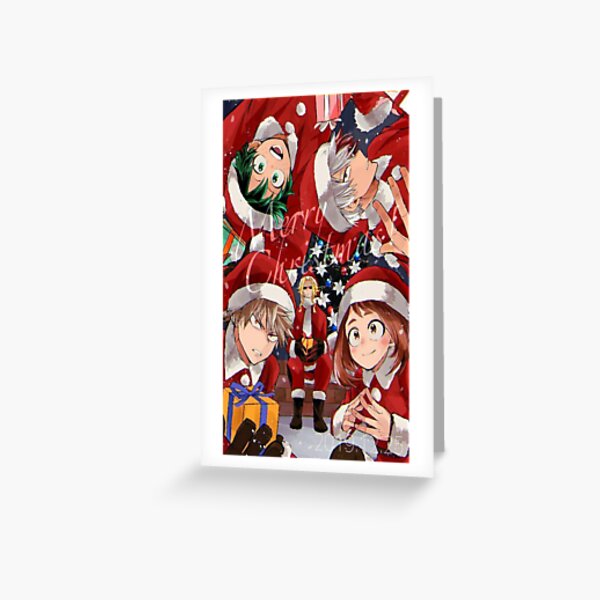 My Hero Academia Christmas Greeting Card RB2909 product Offical Anime Stationery Merch