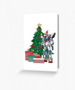 Gundam Around The Christmas Tree Greeting Card RB2909 product Offical Anime Stationery Merch