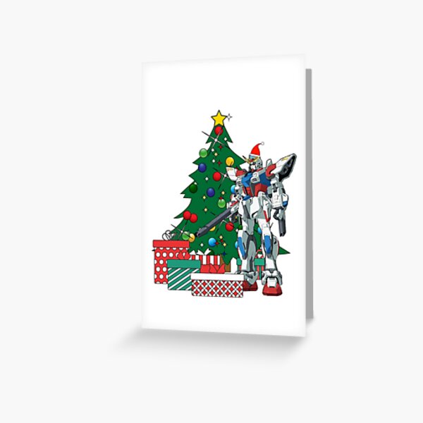 Gundam Around The Christmas Tree Greeting Card RB2909 product Offical Anime Stationery Merch