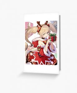 Christmas Anime Genshin Impact Greeting Card RB2909 product Offical Anime Stationery Merch