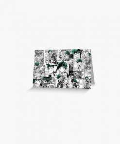 My Hero Academia Deku Manga Collage Greeting Card RB2909 product Offical Anime Stationery Merch