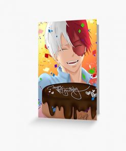 Shoto Todoroki Greeting Card RB2909 product Offical Anime Stationery Merch