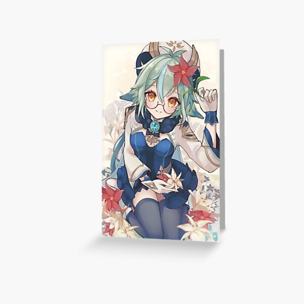Sucrose Genshin Impact Anime Greeting Card RB2909 product Offical Anime Stationery Merch