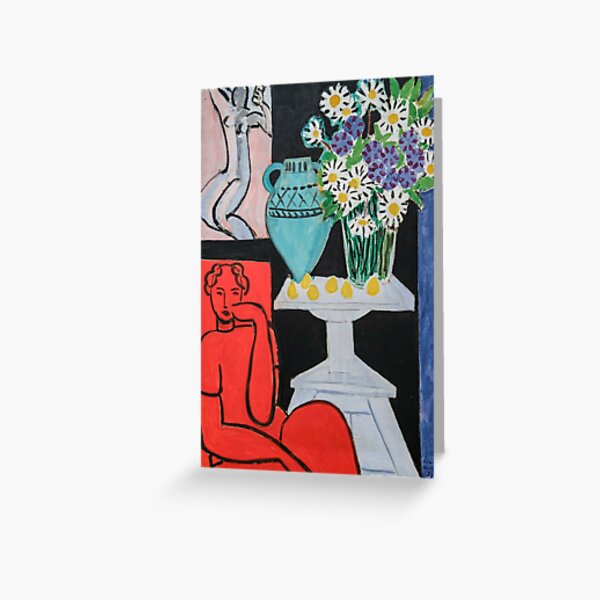 Matisse - Woman and flowers Greeting Card RB2909 product Offical Anime Stationery Merch