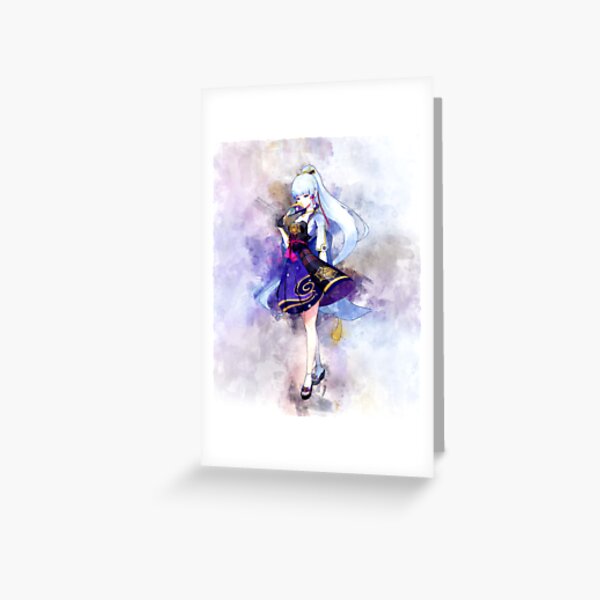 Ayaka - Genshin Impact Greeting Card RB2909 product Offical Anime Stationery Merch