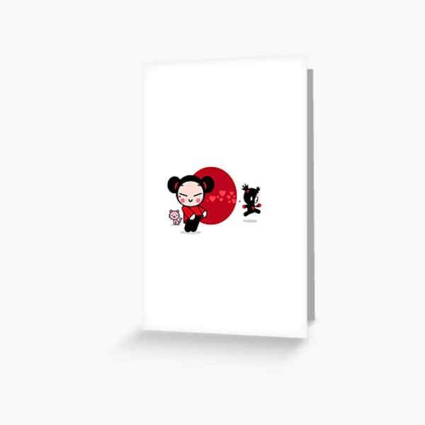 Pucca And Garu Greeting Card RB2909 product Offical Anime Stationery Merch
