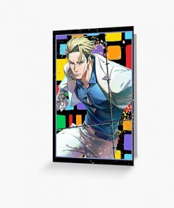 Kento Nanami Jujutsu Kaisen Jujutsu Kaisen 0 Color Block Anime Design Greeting Card RB2909 product Offical Anime Stationery Merch