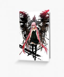 Gasai Yuno Anime Future Desolation Anime T-shirt Greeting Card RB2909 product Offical Anime Stationery Merch