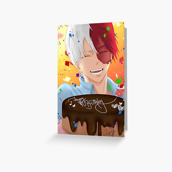Shoto Todoroki Greeting Card RB2909 product Offical Anime Stationery Merch