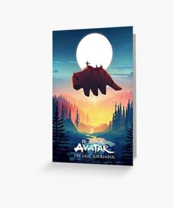 avatar the last airbender: Appa Fly Greeting Card RB2909 product Offical Anime Stationery Merch