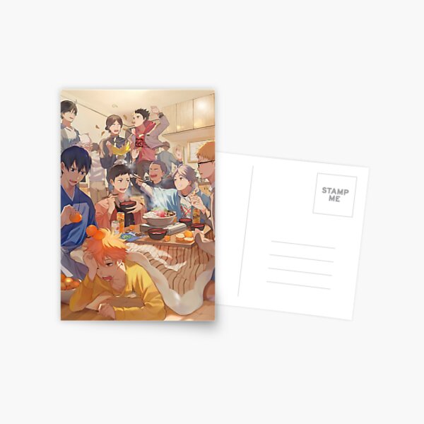 Karasuno Team Postcard RB2909 product Offical Anime Stationery Merch