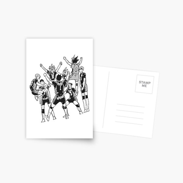 karasuno Postcard RB2909 product Offical Anime Stationery Merch