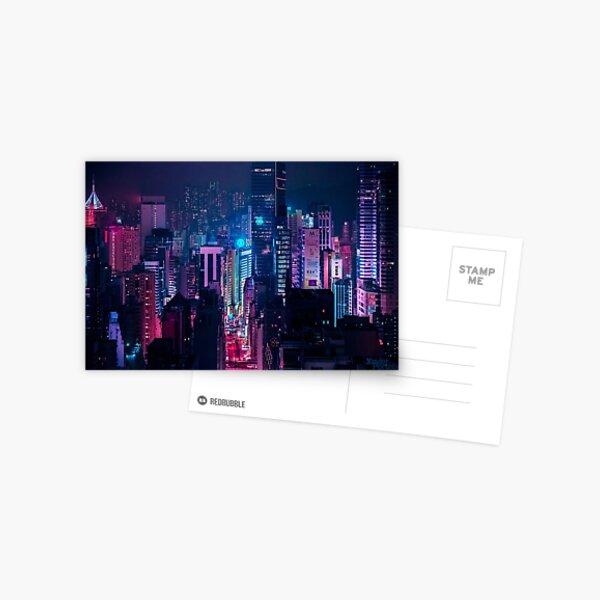 Neon City Aesthetic  Postcard RB2909 product Offical Anime Stationery Merch