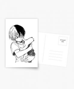 Todoroki with his cat Postcard RB2909 product Offical Anime Stationery Merch