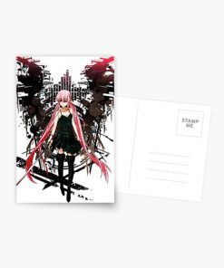 Gasai Yuno Anime Future Desolation Anime T-shirt Postcard RB2909 product Offical Anime Stationery Merch