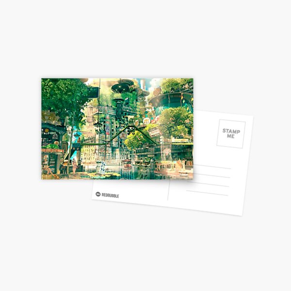 Anime fantasy urban Postcard RB2909 product Offical Anime Stationery Merch