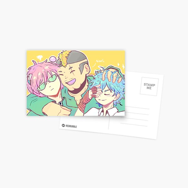 saiki's main trio Postcard RB2909 product Offical Anime Stationery Merch
