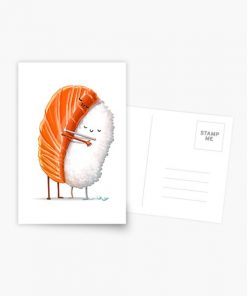 Sushi Hug Postcard RB2909 product Offical Anime Stationery Merch