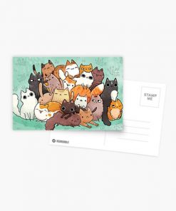 Pile o cat Postcard RB2909 product Offical Anime Stationery Merch