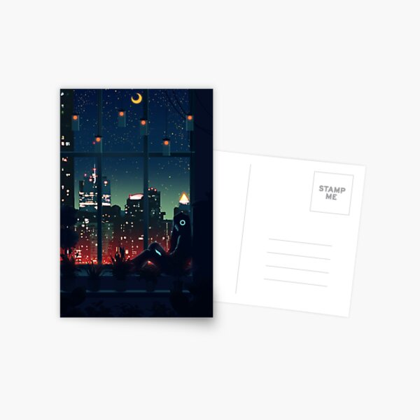 A Quiet Night Postcard RB2909 product Offical Anime Stationery Merch