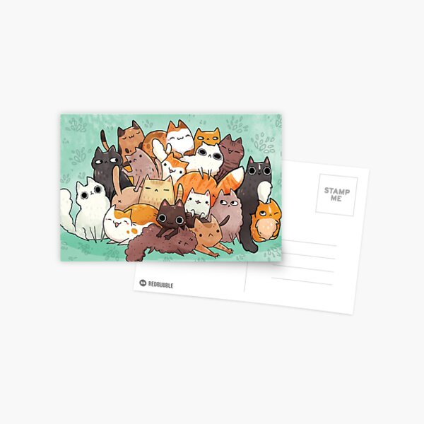 Pile o cat  Postcard RB2909 product Offical Anime Stationery Merch