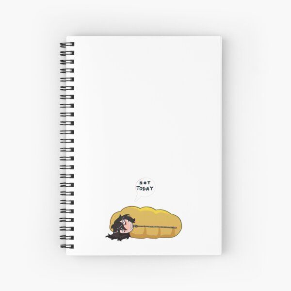 Not today Spiral Notebook RB2909 product Offical Anime Stationery Merch
