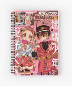 Pink Anime Magazine Spiral Notebook RB2909 product Offical Anime Stationery Merch