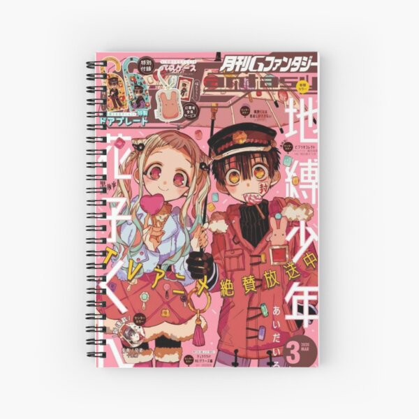 Pink Anime Magazine Spiral Notebook RB2909 product Offical Anime Stationery Merch
