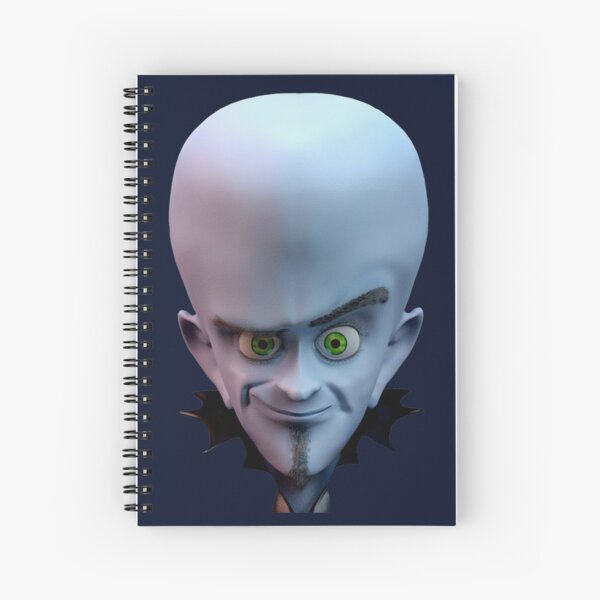 Smiling Megamind 3D *HIGH QUALITY* Spiral Notebook RB2909 product Offical Anime Stationery Merch