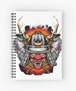 Samurai Omni Mask Collection Spiral Notebook RB2909 product Offical Anime Stationery Merch