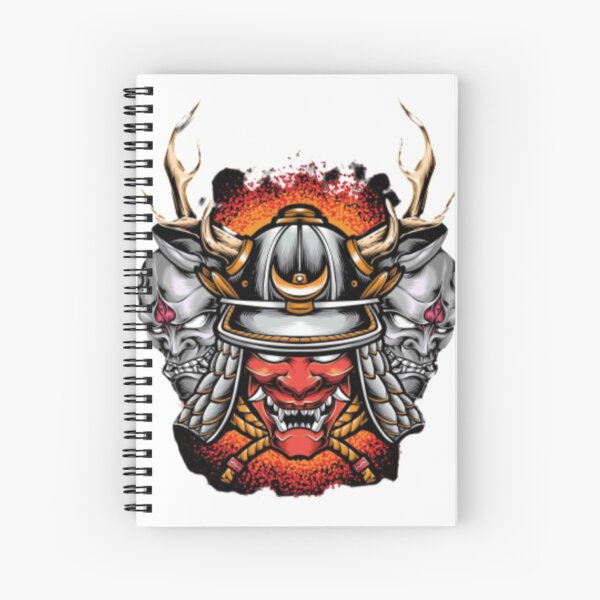 Samurai Omni Mask Collection Spiral Notebook RB2909 product Offical Anime Stationery Merch