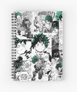 My Hero Academia Deku Manga Collage Spiral Notebook RB2909 product Offical Anime Stationery Merch