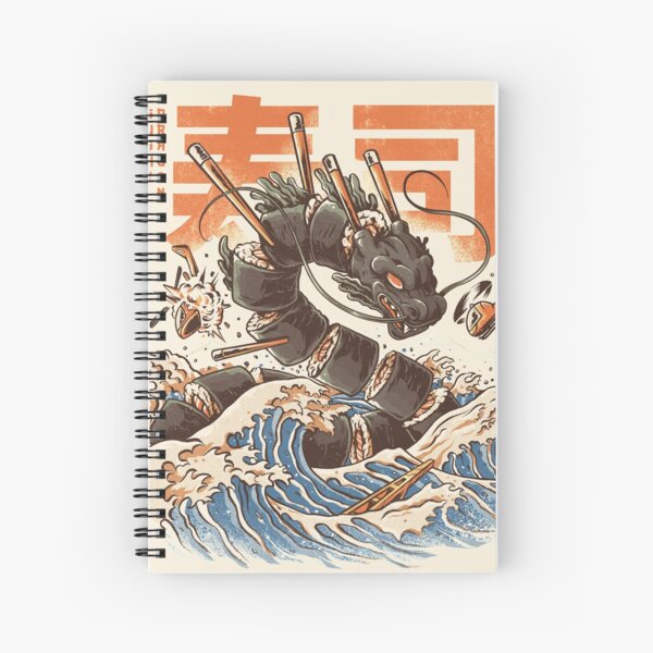 Great Sushi Dragon  Spiral Notebook RB2909 product Offical Anime Stationery Merch