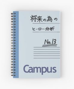 Hero Analysis for the Future No. 13 Spiral Notebook RB2909 product Offical Anime Stationery Merch