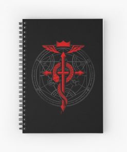 Fullmetal Alchemist Flamel Spiral Notebook RB2909 product Offical Anime Stationery Merch