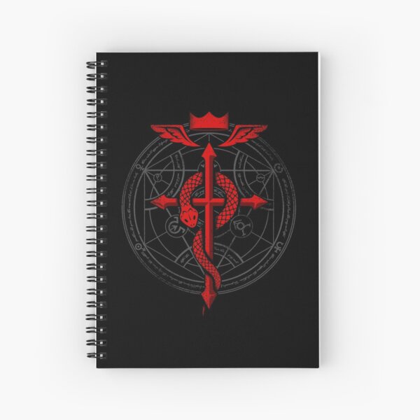 Fullmetal Alchemist Flamel Spiral Notebook RB2909 product Offical Anime Stationery Merch